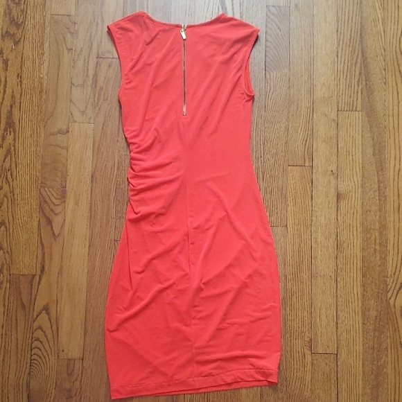 Victoria's Secret - Coral Sleeveless Sheath Dress Knee-Length Cocktail Night Out - Picture 2 of 5
